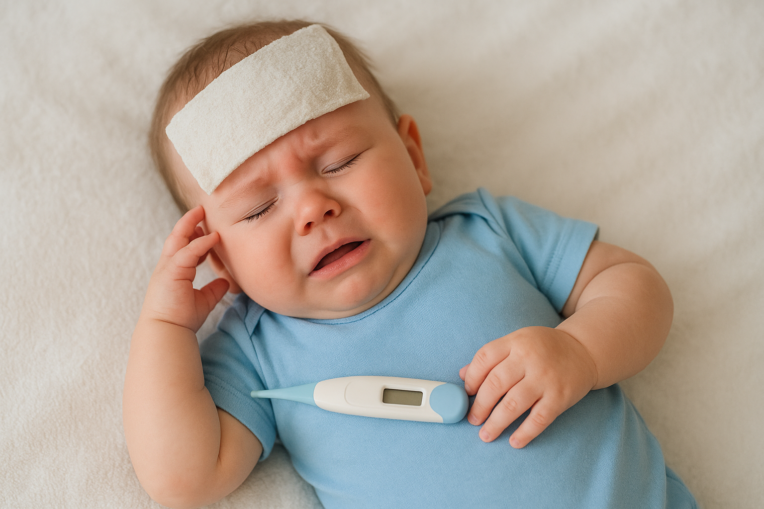 Tips Efektif Menurunkan Demam pada Bayi di Rumah