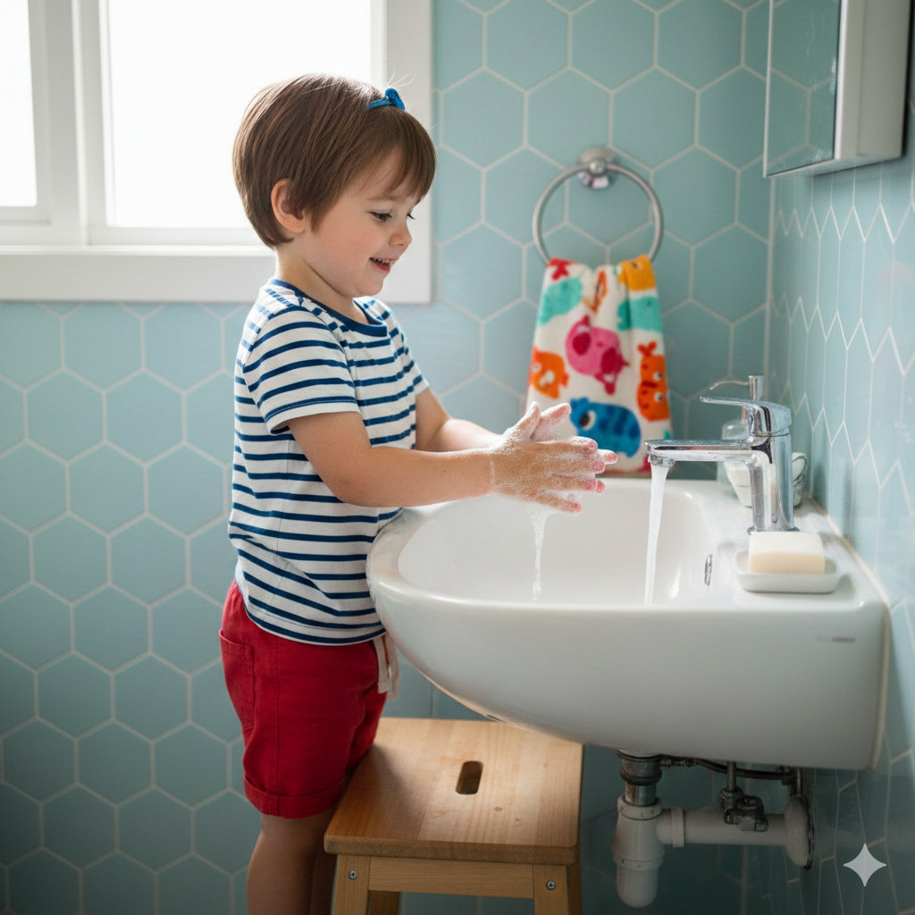 6 Cara Mengajarkan Anak Rajin Cuci Tangan Sejak Dini